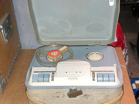 Grundig tk14 spolebåndoptager – defekt  			