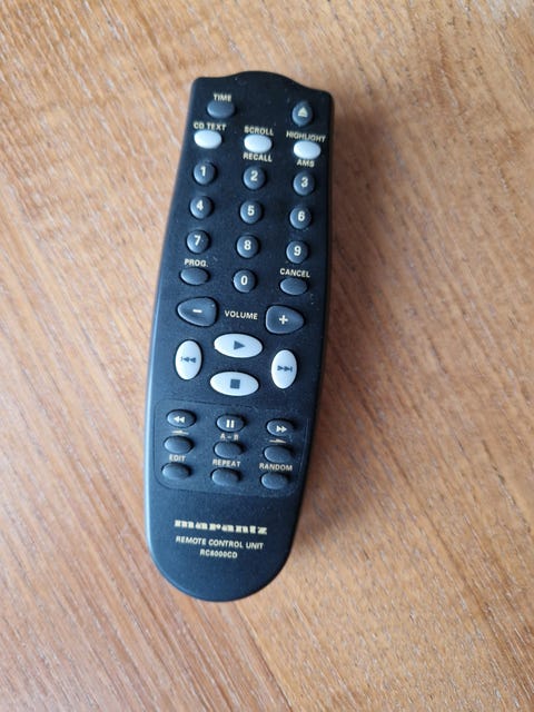 Marantz rc6000cd fjernbetjening sort  			