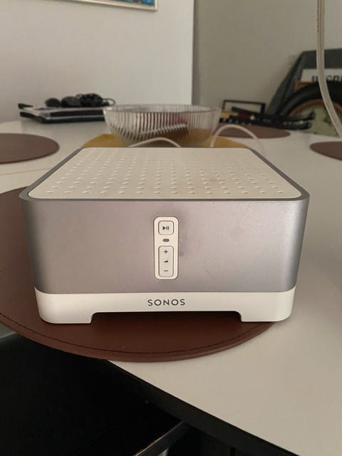 Sonos connect amp + 2 højtalere  			