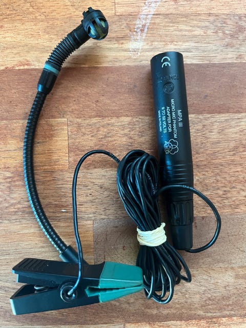 Akg c419 clip milkrofon  			
