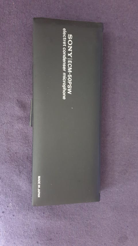 Sony ecm-50psw mikrofon sølv  			