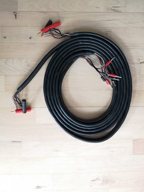 Linn k400 biwire-højttalerkabel  			