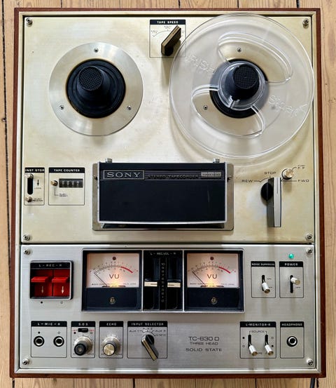 Sony tc-630d spolebåndoptager  			