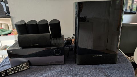 Harman/kardon avr160 surround-anlæg  			