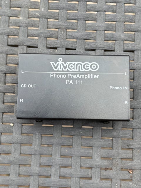 Vivanco pa 111 phono preamplifier  			