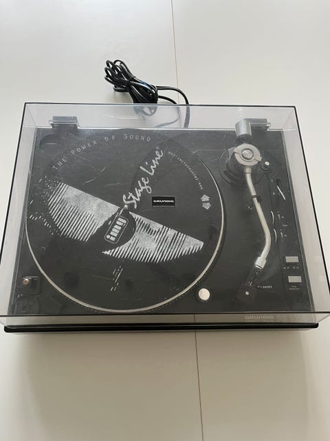 Grundig ps 1020 – direkte drevet pladespiller (vintage)  			