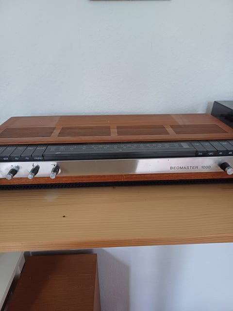 Bang &amp; olufsen beomaster 1000 receiver træfinish  			
