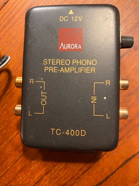Phone pre-amplifier  			