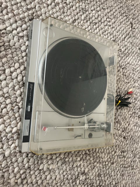 Vintage sony ps‑lx22 pladespiller  			