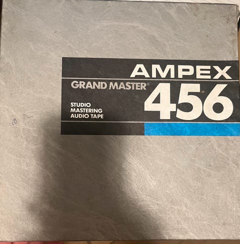 Byd! hent alle for? 24 x ampex grand master 456 - studio mastering audio tape  			