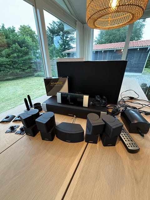 bose lifestyle v20 – komplet 5.1 hjemmebiografsystem  			