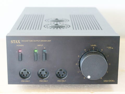 Stax srs-4040 elektrostatisk hovedtlf m/stax srm 006t driver forstærker  			