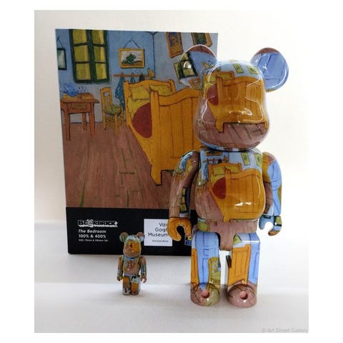 Medicom Toy - BE@RBRICK 400% & 100% Jackson Pollock Studio 