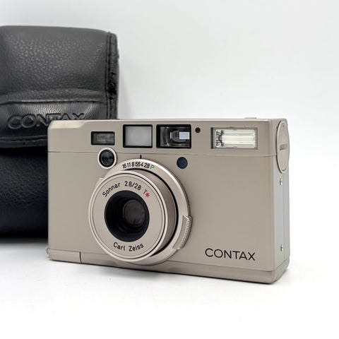 Contax Tix black with Carl Zeiss Sonnar T 2,8/28mm | Boks kamera | DBA