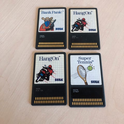 Jeu Sega Master System - Hang On (card) - 1986 - Complet Et Bon état