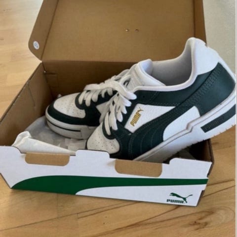 Puma Sneakers str. 38 i hvid, lyserød og sort | DBA