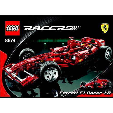 LEGO Technic 8674 Ferrari F1 racer byggesæt rød | DBA