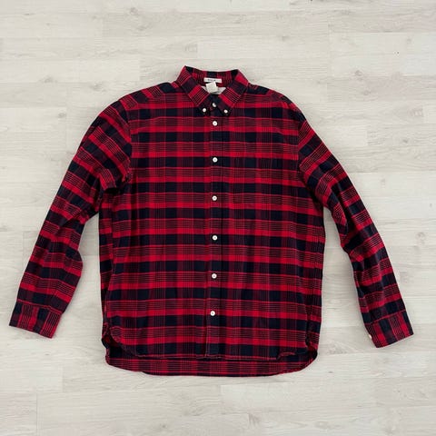 Dickies flanel skjortejakke / shacket, str. Medium | DBA