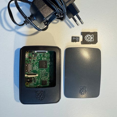Raspberry Pi 3 modelo B, Kit de Inicio Quad Core de 1,2 GHz de Broadcom