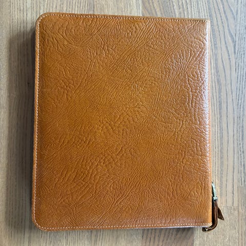 Mulberry læder sleeve / taske brun unisex | DBA
