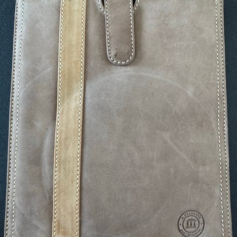 Mulberry læder sleeve / taske brun unisex | DBA