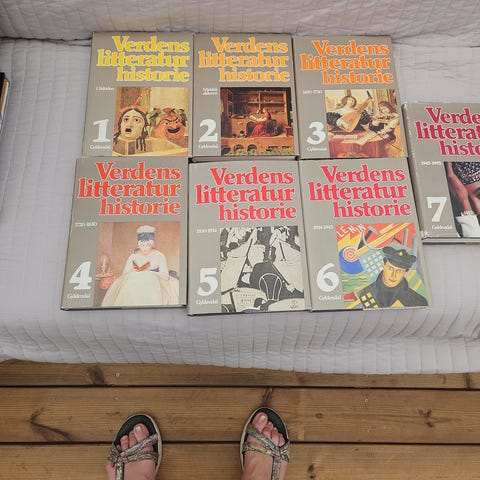 Verdenslitteraturen - komplet serie på 12 bind | DBA
