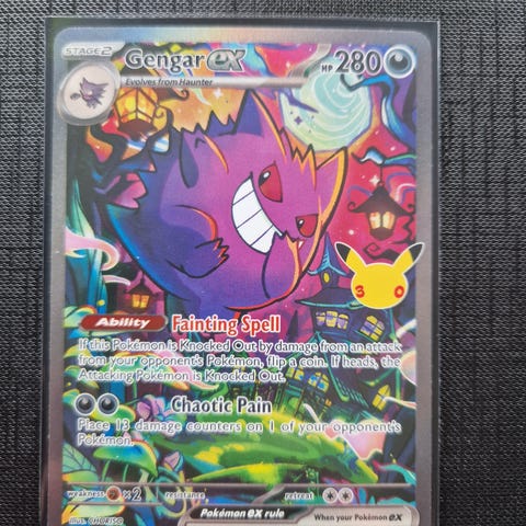 gengar ex 154/128 30th celebration pokemon kort | DBA