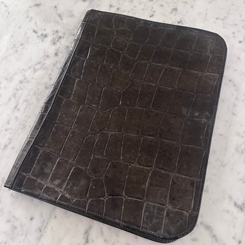 Mulberry læder sleeve / taske brun unisex | DBA
