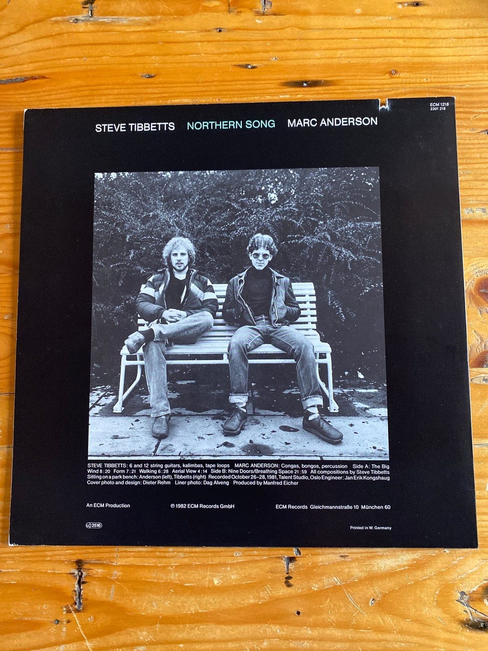 LP Steve Tibbetts Northern Song レコード ECM Life Of - ECM