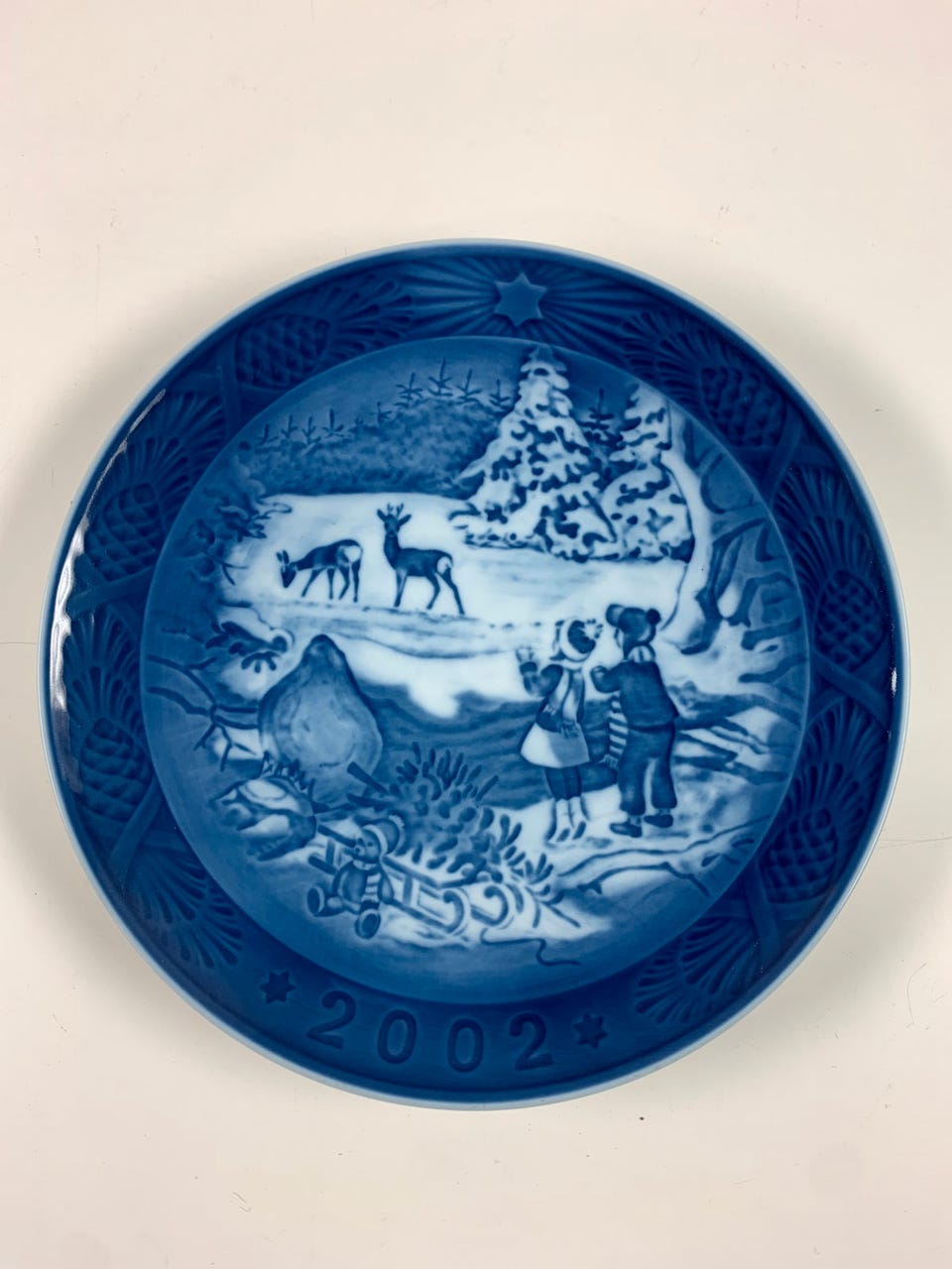 Juleplatte 2002, Royal Copenhagen, 
