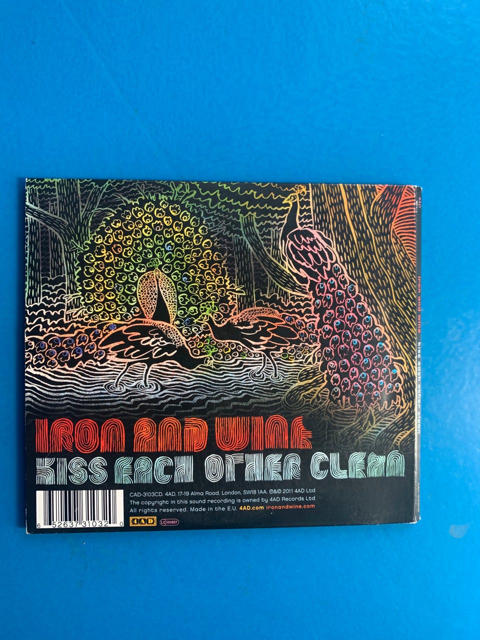 英LP Iron &amp; Wine Kiss Each Other Clean CAD3103 4AD 未開封 /00260 CD Iron And Wine Kiss Each Other Clean DIGISLEEVE 4AD