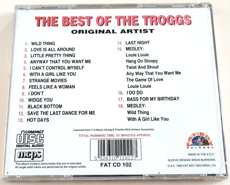 The Troggs - The Best Of - cd | DBA