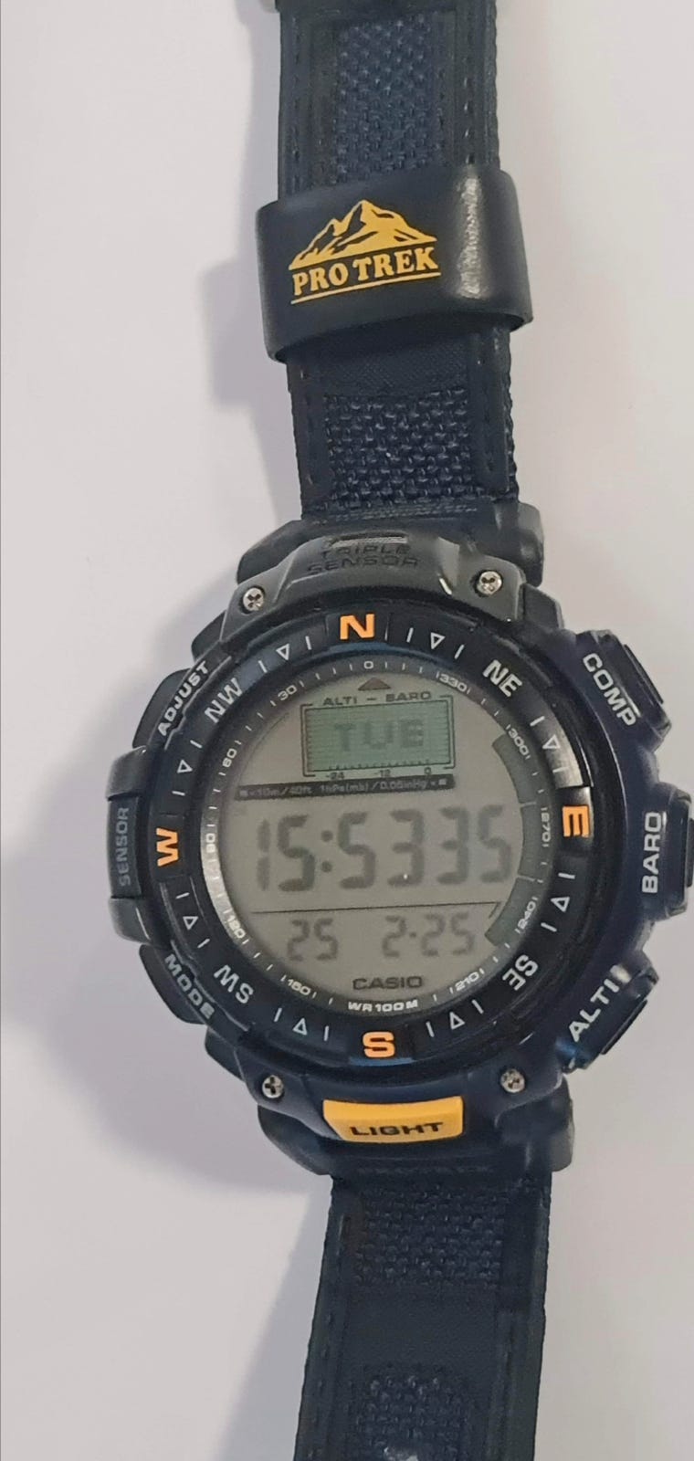 Vintage Casio Casio Protrek 2271 Casio Pathfinder PAG40 Wrist