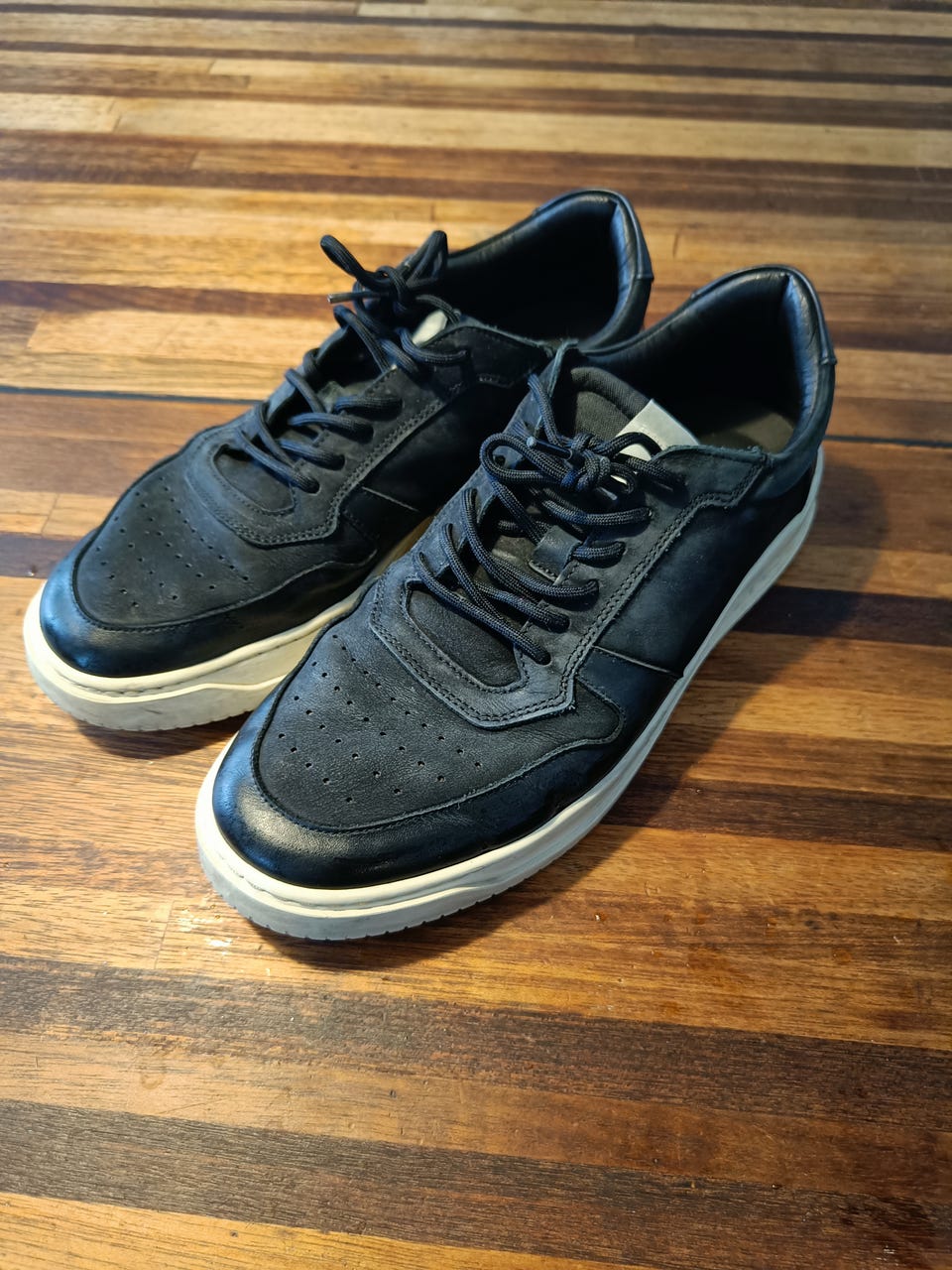 The Garment Project sneakers/sko Sort Læder Herre 43 DBA