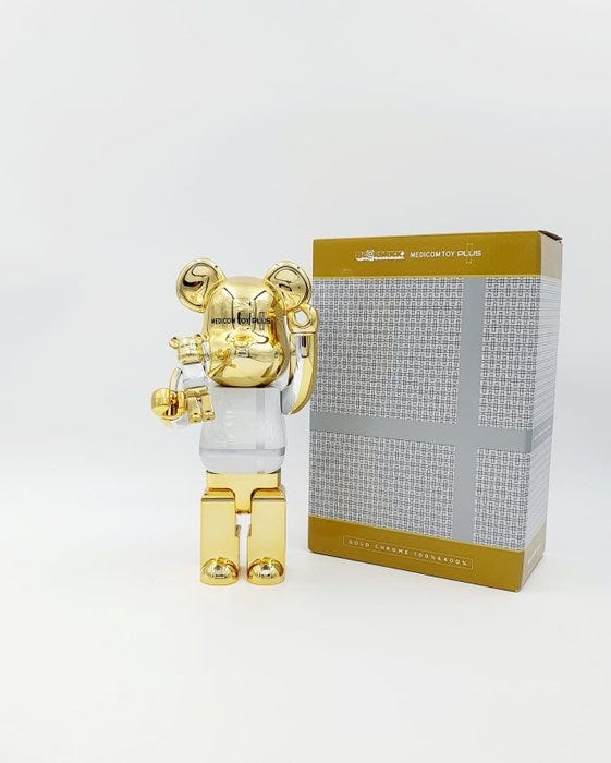 Medicom Toy plus - Bearbrick 400% + 100% - Medicom Toy Plus