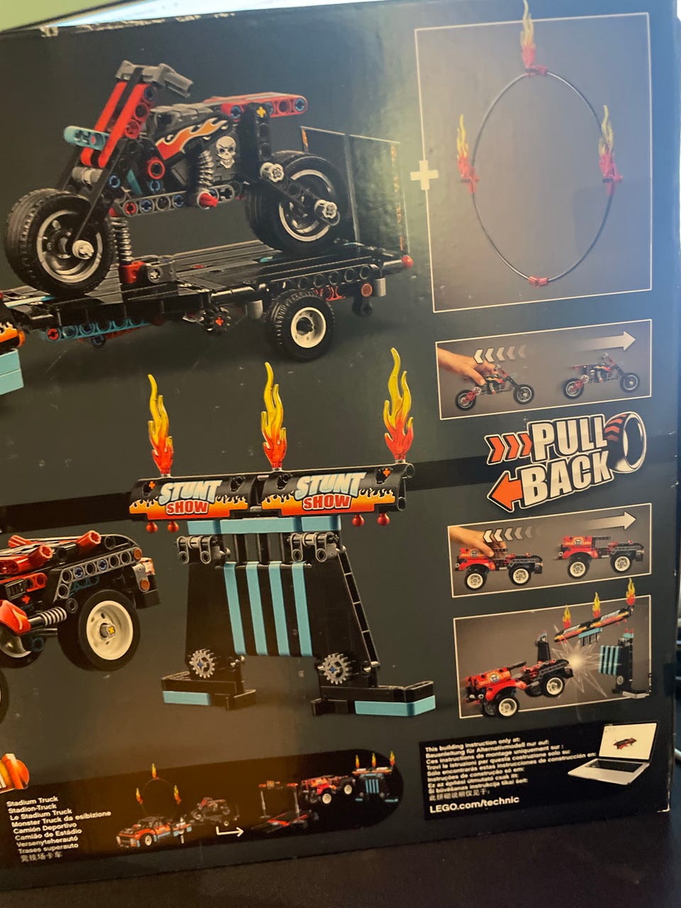 Pull Back Stunt Show Truck And Bike Lego LEGO 42106 Technic Stunt