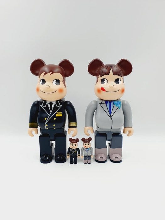 Bearbrick Medicom Toy - ANA Japan x Original Poco-chan