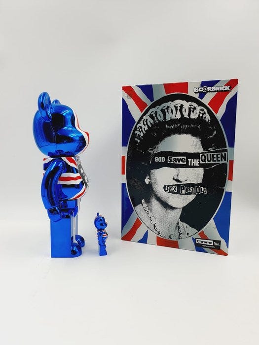 その他 MEDICOM TOY - BE@RBRICK Sex Pistols God Save The Queen Sex Pistols - God save the Queen- Bearbrick 400 | Medicom