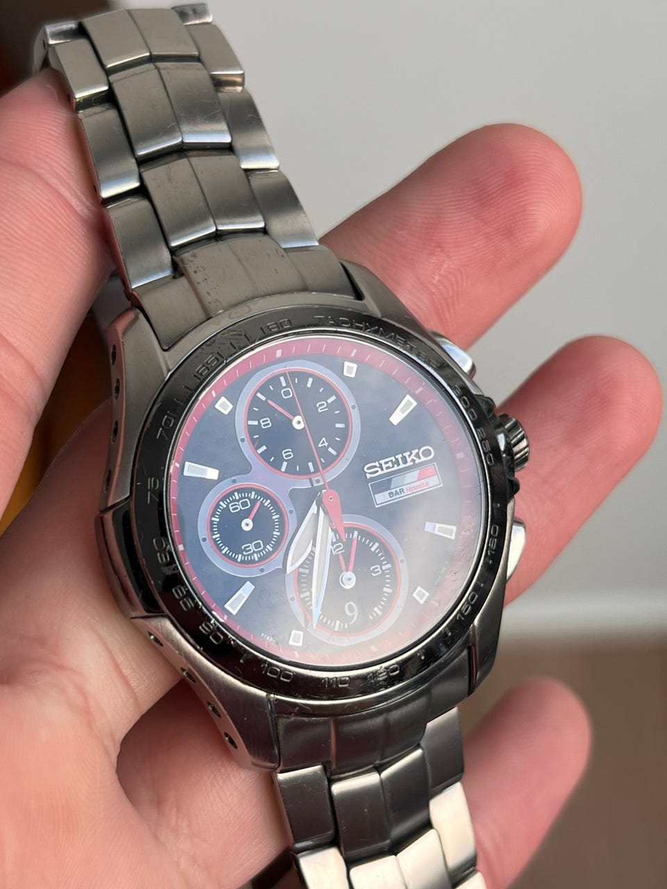 Limited Edition Seiko 7792 SEIKO 7T92-0GJ0 IGNITION F1 HONDA 500