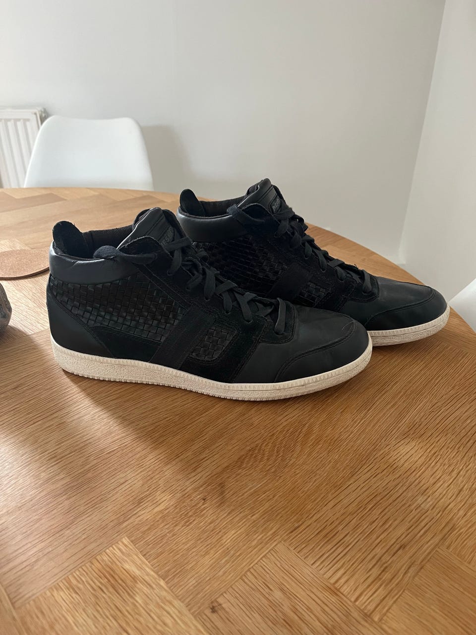 Diesel, Diesel sneakers i læder str 44,5 sort