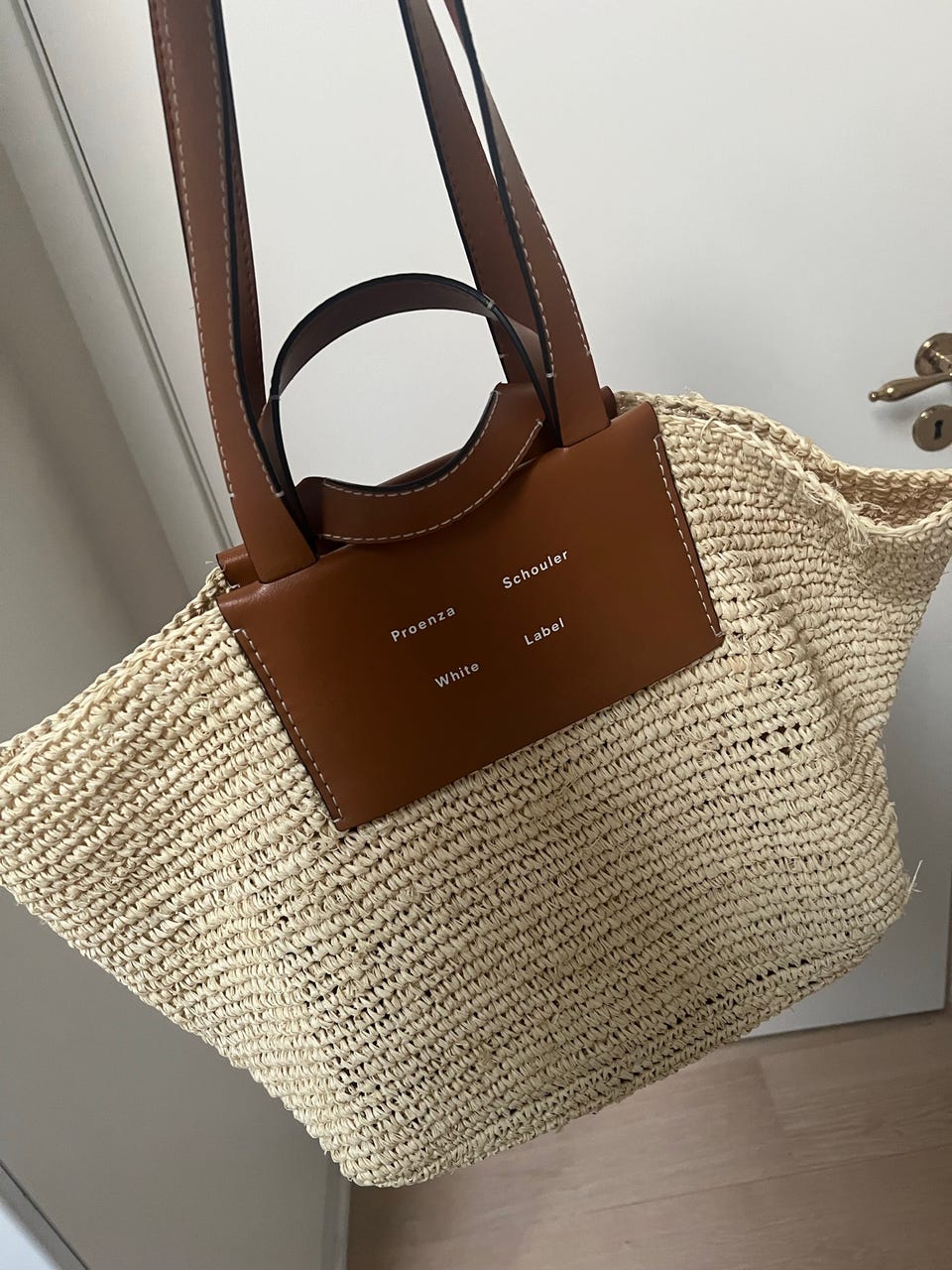 Proenza Schouler White Label - Large Morris Raffia Tote | DBA