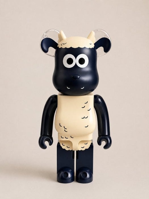 MEDICOM TOY - BE@RBRICK 1000% x Shaun The Sheep Bearbrick | DBA