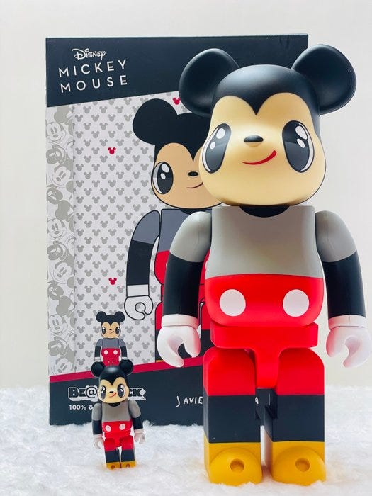 コミック・アニメ BE@RBRICK Javier Calleja MICKEY MOUSE Medicom Toy - BE@RBRICK 400% & 100% Javier Calleja Mickey Mouse
