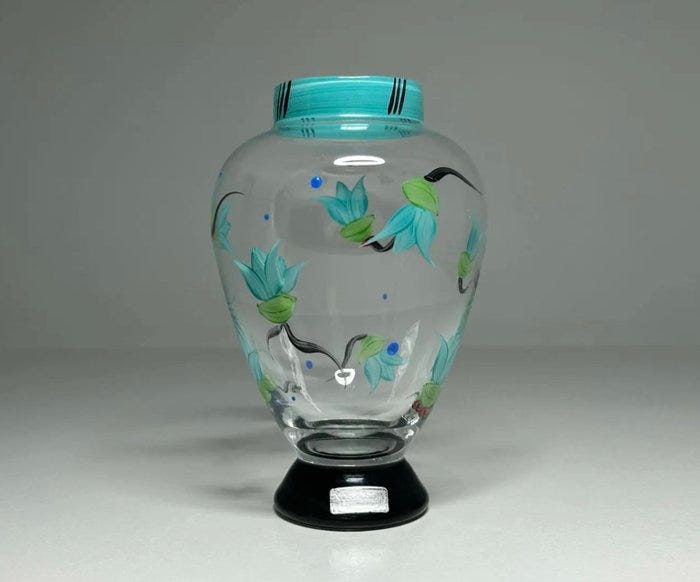 Kosta Boda - Ulrica Hydman-Vallien - Vase - Glas - ''Paradis