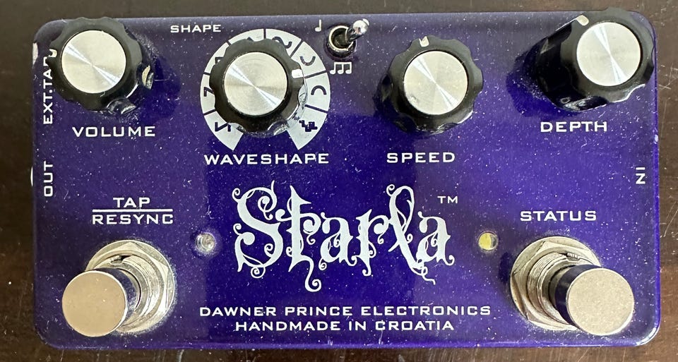 Dawner Prince Starla tremolo guitarpedal lilla | DBA