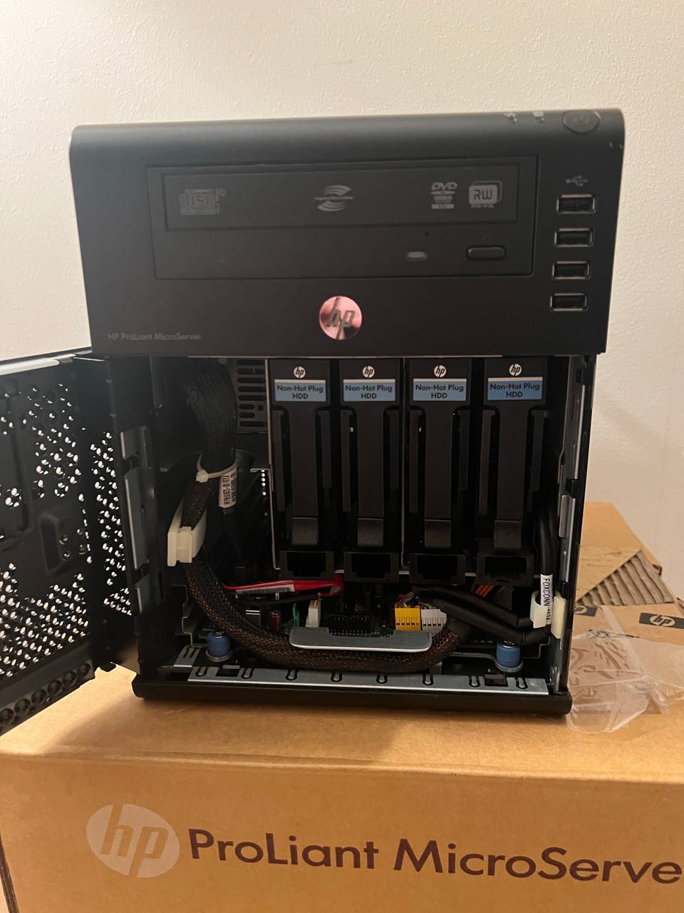 HP ProLiant MicroServer n54l med 16gb ram | DBA