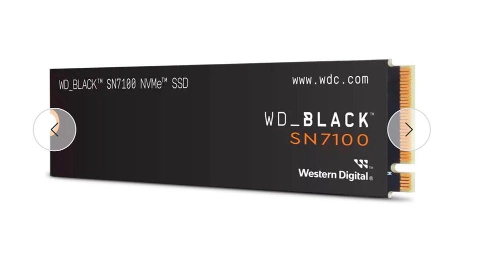 WD Black SN7100 SSD - 4TB - PCIe 4.0 - M.2 2280 | DBA