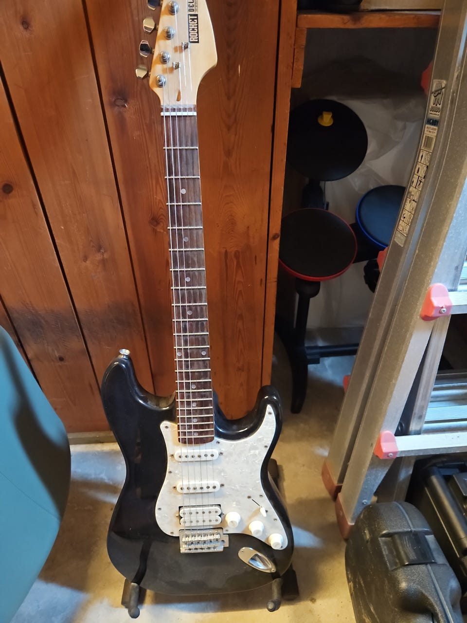 Rocket Deluxe elektrisk guitar sort | DBA