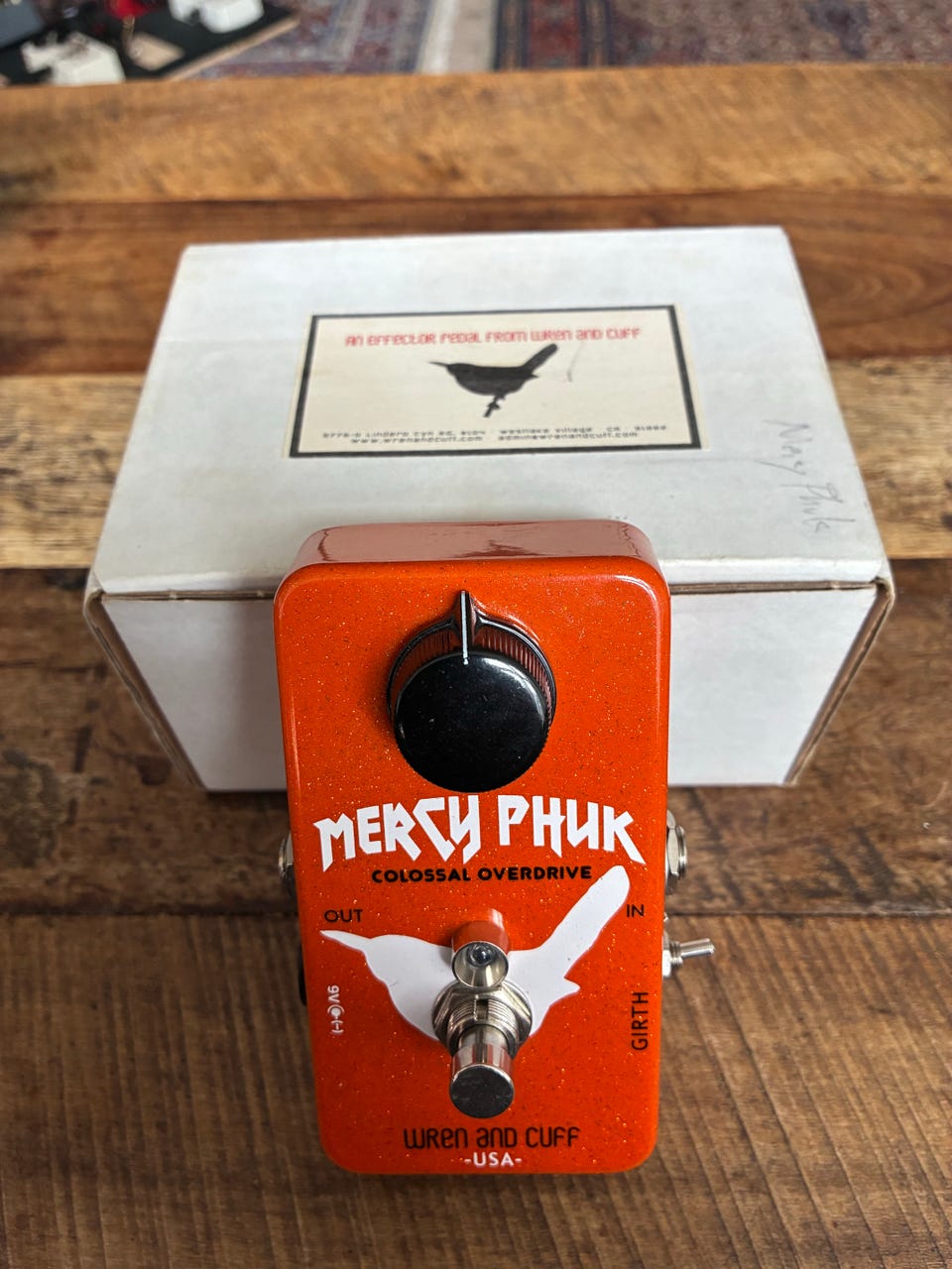Wren and Cuff Mercy Phuk Overdrive guitarpedal | DBA