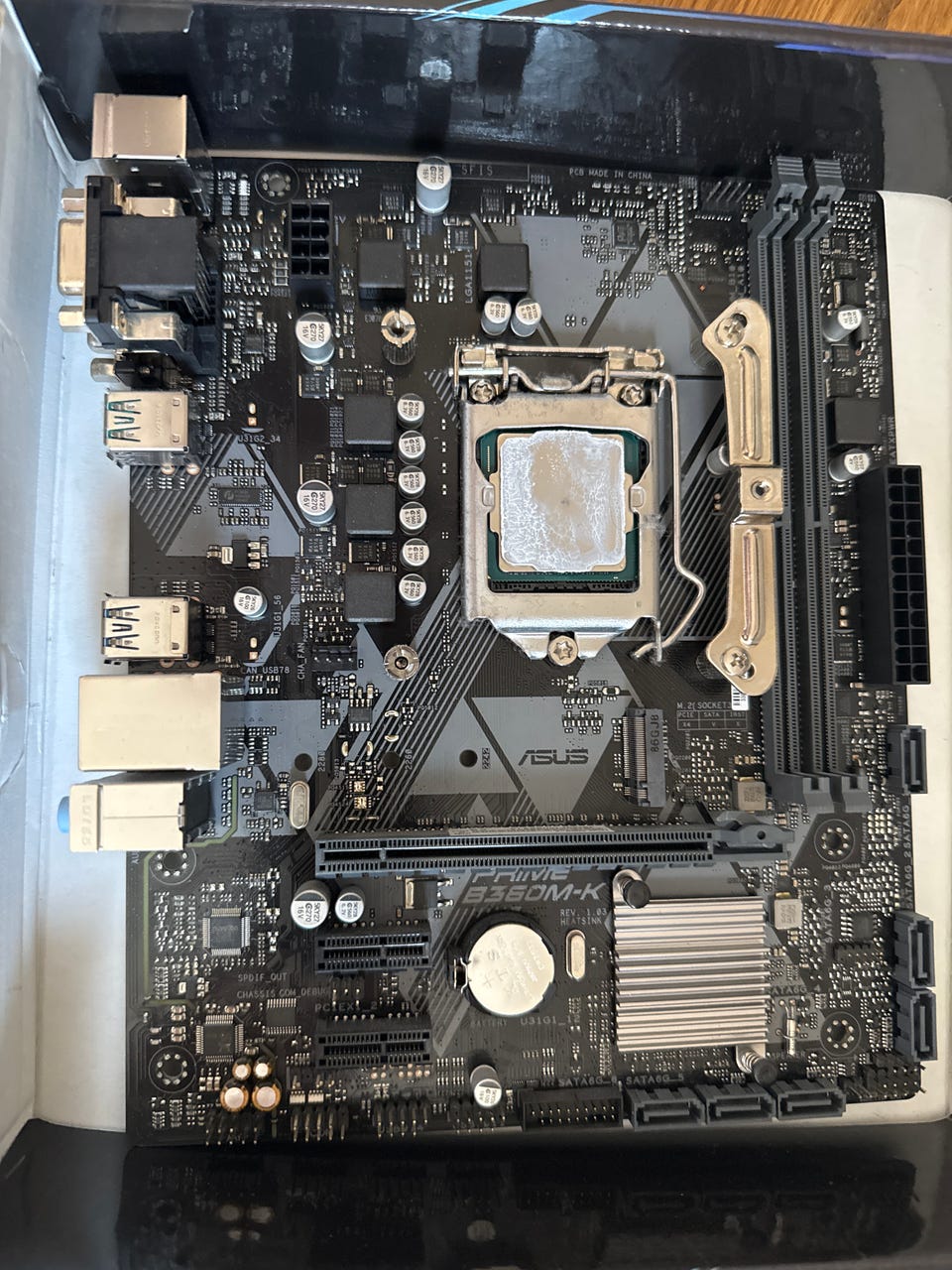 Intel i5-8500 + ASUS Prime B360M-K + 16GB Corsair DDR4 RAM | DBA